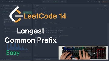 Leetcode Longest Common Prefix Solved - No Talking - ASMR Coding