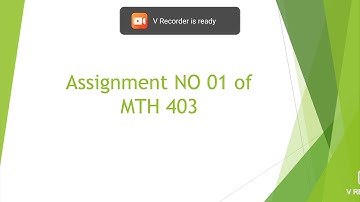 Assignment 01 of MTH 403. Complex numbers.