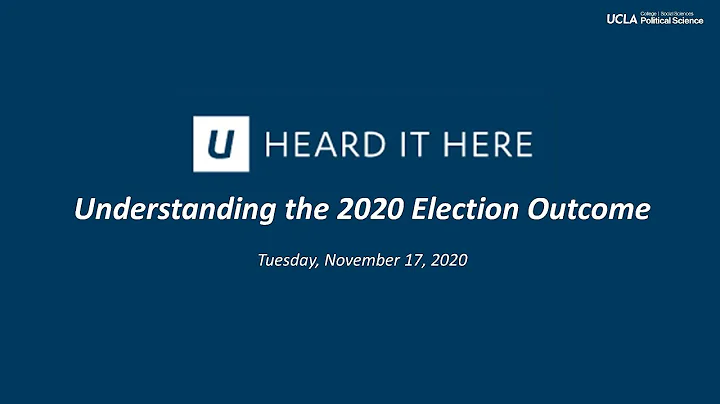 U Heard It Here: Understanding the 2020 Election Outcome - DayDayNews