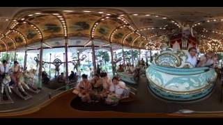 【360°VR動画】 としまえんで成人の日のつどい　回転木馬「エルドラド」