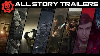 Gears of War - All Story & Cinematic Trailers [Enhanced]