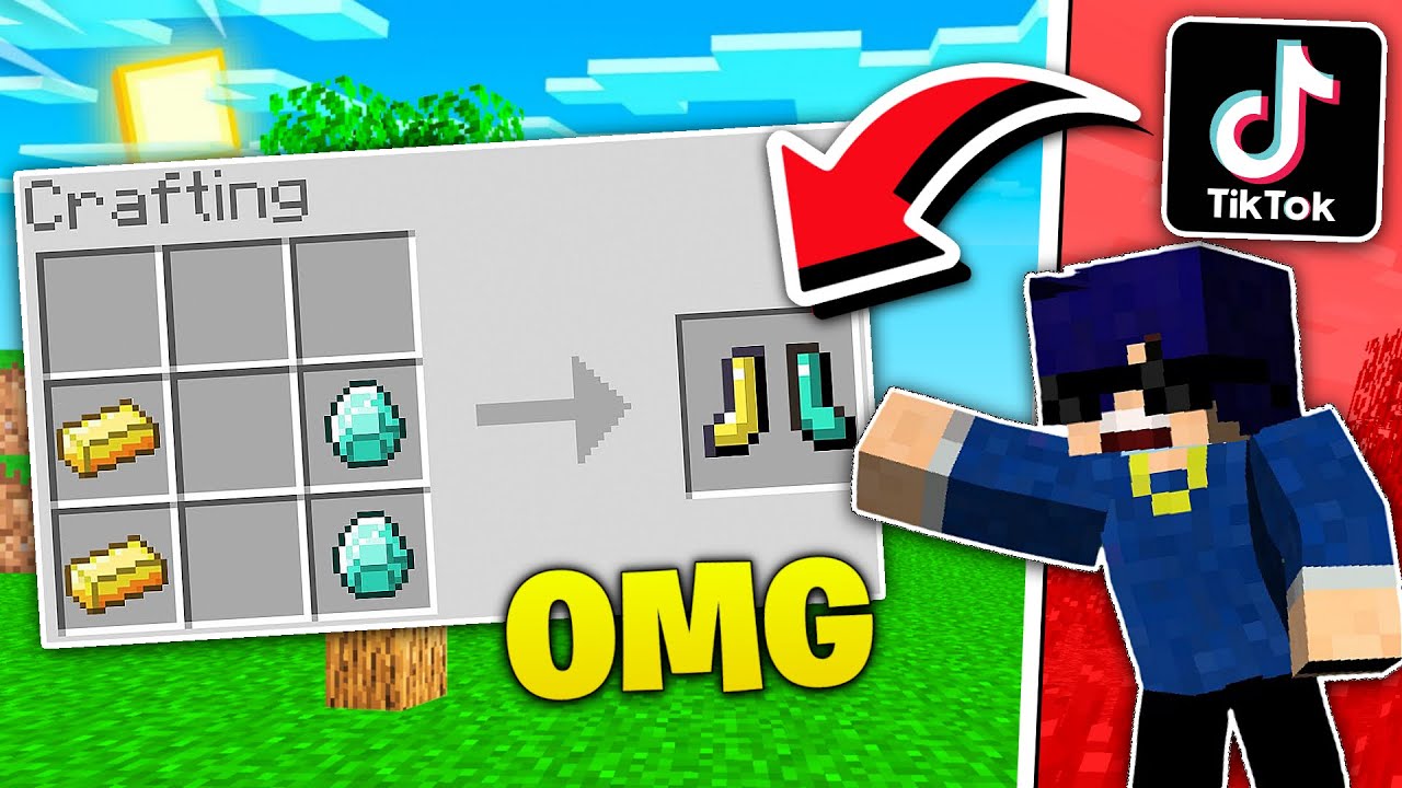 TESTING *VIRAL MINECRAFT TIKTOK HACKS*