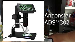 ADSM302 5 Inch Screen 1080P HDMI Digital Microscope for Circuit Board Repair Soldering Tool ADSM302 5 Inch Screen 1080P HDMI Digital Microscope for Circuit Board Repair Soldering Tool