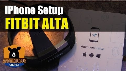 Fitbit Alta - How To Setup With iPhone or Smartphone