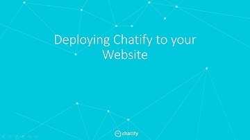 Chatify - Deploying to your Website