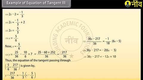 Tangent and Normal | Class 12 Math | Mathematics | Grade 12 | NCERT | CBSE
