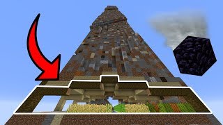 TARIM KATIMIZ EFSANE OLDU !!! (Her Şey Yukarıdan Düşüyor) Minecraft