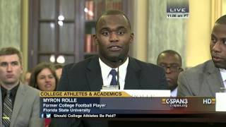 Myron Rolle Opening Statement (C-SPAN)