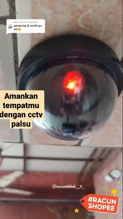 CCTV PALSU ANTI MALING #racunshopee