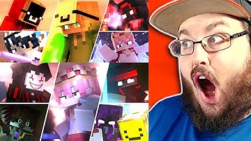 Dream Animated Fights | Sleepwalking Volume 1 & 2 | Minecraft Animation Music Video REACTION!!!