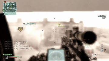 Unlucky MW3 terminal MOAB shot NOSCOPE ACROSS THE MAP