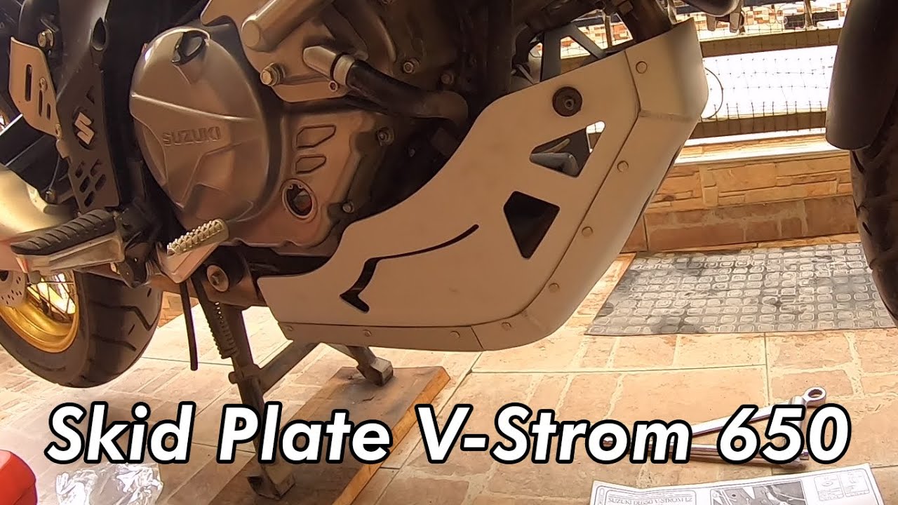 Skid Plate / Cubre carter / Quilla / Review e instalación de protector de motor para V-Strom 650