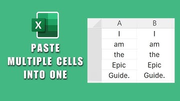 How To Paste Multiple Cells Into One Single Cell In Excel 2025