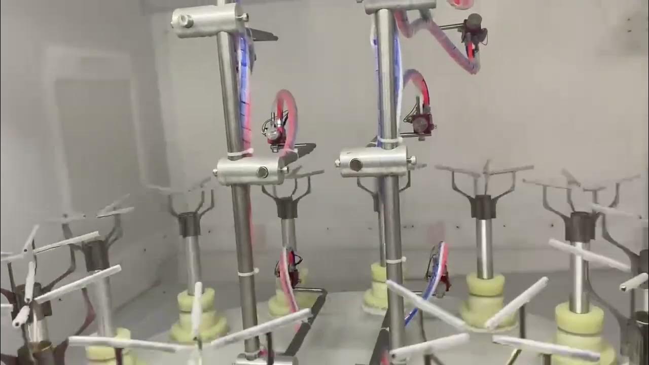 Glaze Spray booth for ceramic mugs ,bowls.plates Multi stations YouTube