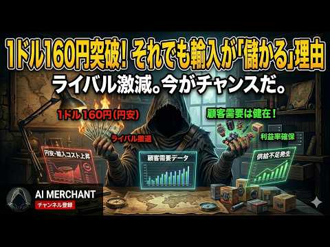 1ドル160円を超えた。それでも輸入ビジネスが終わらない理由