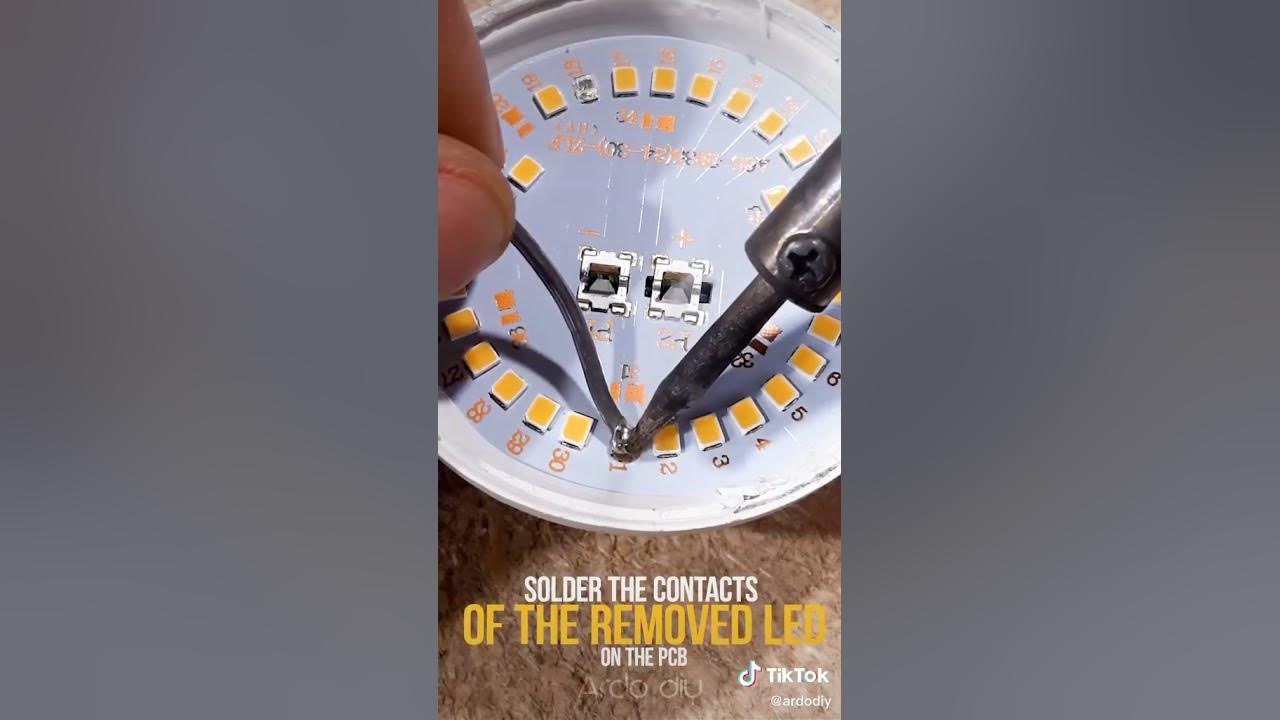 පිච්චුන LED විනාඩි 5න් හදමු... Repair broken LED in 5 minutes. YouTube