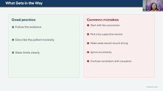 Analytic Integrity: Let the Data Speak for Itself