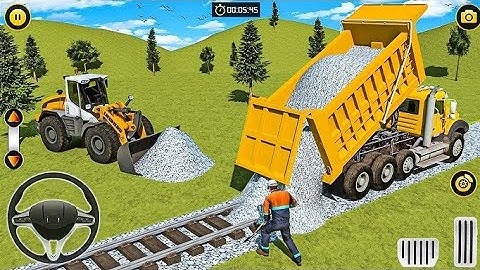 JCB Simulator: JCB Games 2025 - Railway Construction Simulator 3D - Android Gameplay
