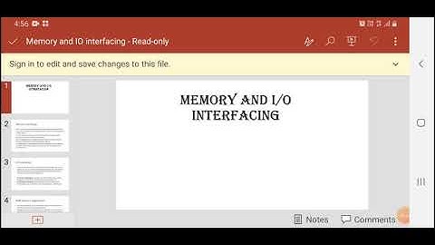 Memory and I/O interfacing of 8086
