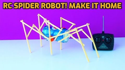How to Make a RC Spider Robot! Make it Home