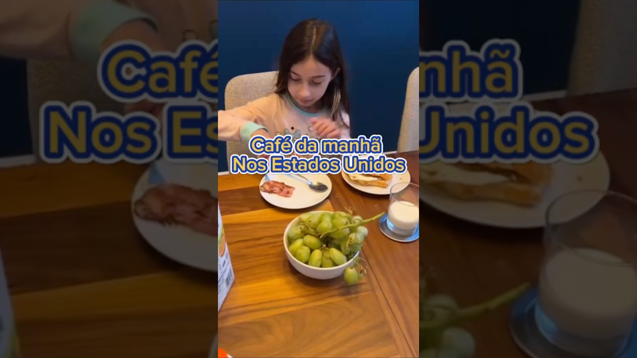 Café da manhã americano! 