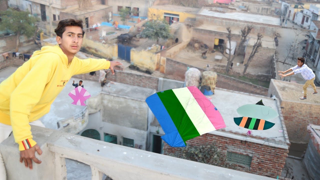 Catch Big Colourful Kite | Big Gudda