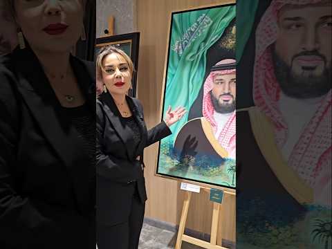الفنانة التشكيلية د ميسه البكدش وقفات مع عامر   اكسبلور لوحة رسم السعودية سوريا
