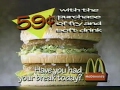 McDonald's 59¢ Big Mac 90s TV Commercial (1996)