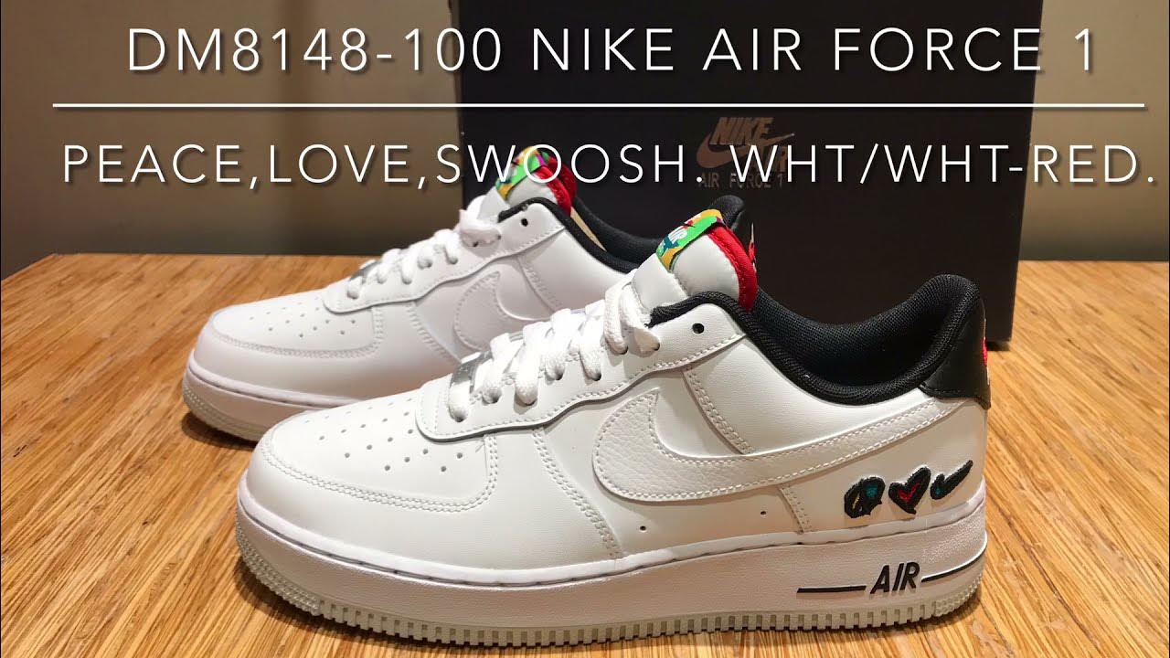 Nike Air Force 1 Low '07 LV8 3 Peace, Love, Swoosh
