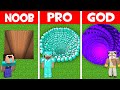 SECRET PIT in MINECRAFT! Minecraft - NOOB vs PRO vs GOD