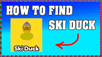 HOW TO FIND SKI DUCK in FIND THE DUCKS ROBLOX ! 🦆