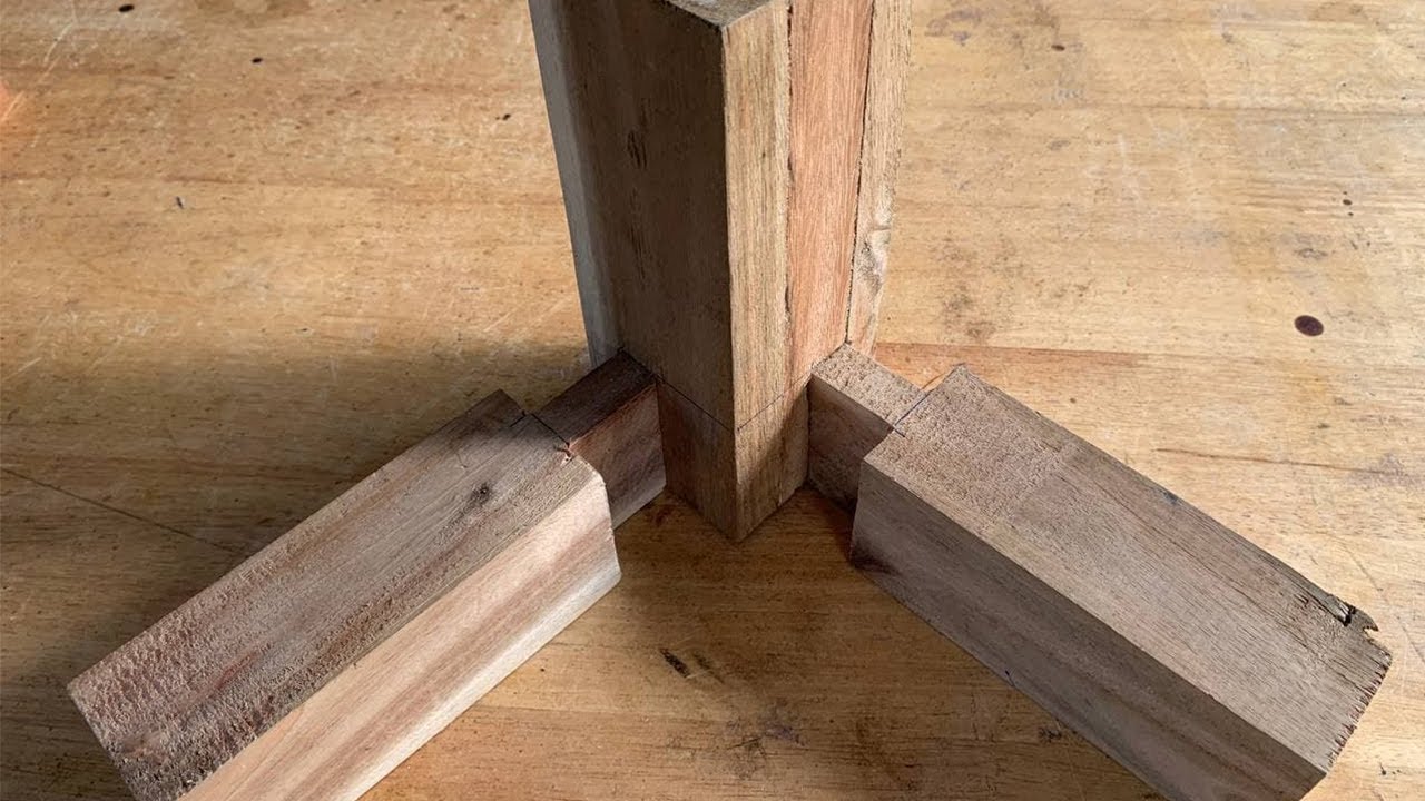 Wood Joinery How to joint wood corner Joint Wood Straight YouTube