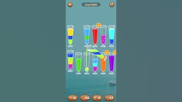 Water color sort level 1602 #androidgameplay #watersortpuzzle #shorts