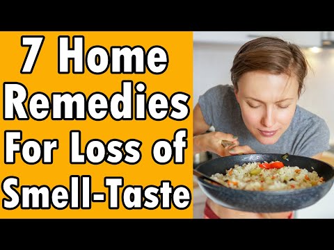 7 Home Remedies For Loss of Smell And Taste