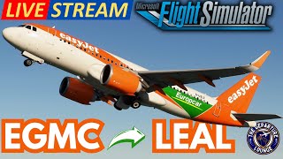 ✈ MSFS2020 LIVE  |  Easyjet A320NEO Southend ➜ Alicante! ✈