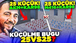 KÜÇÜLME BUGU İLE 25vs25! HANGİSİ KAZANIR? PUBG Mobile Ordu Savaşları