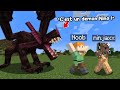 Jai troll un noob avec un loup garou mutant sur minecraft