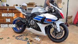 I Wrecked the Gsxr-1000 RIGHT after finishing the build