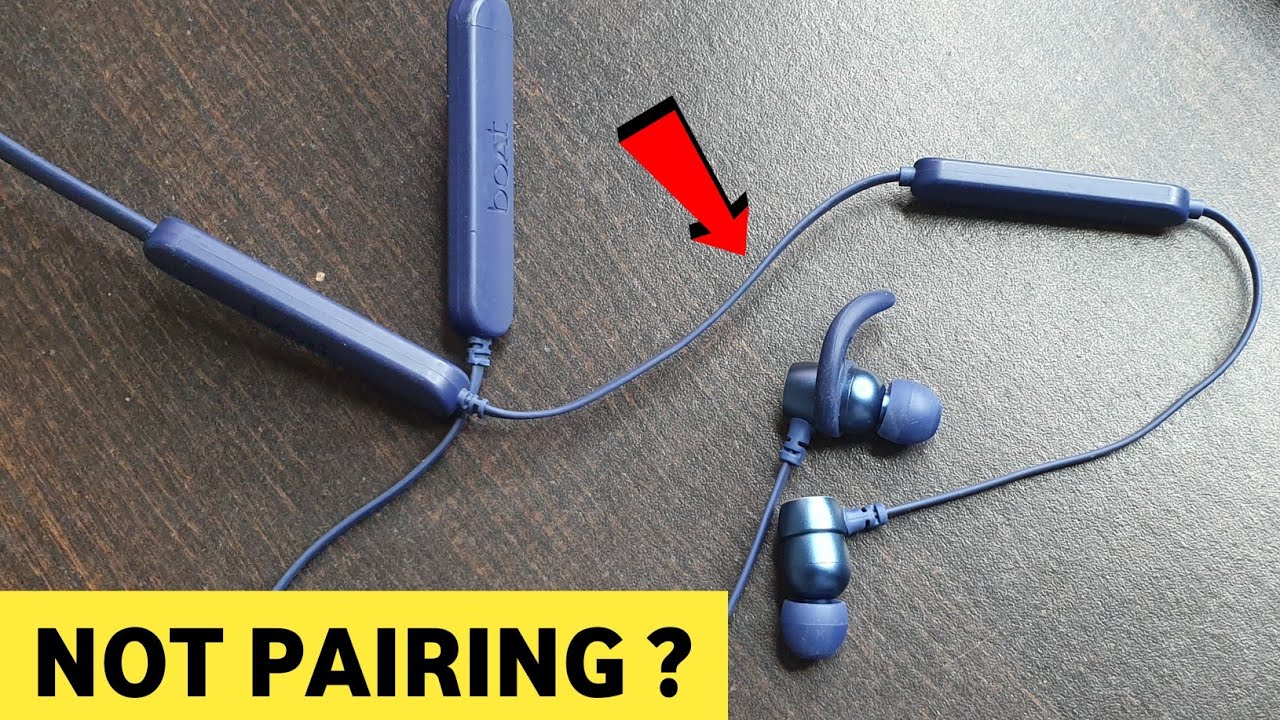 How to Fix Boat Rockerz Neckband Buds Bluetooth Pairing Problem ...