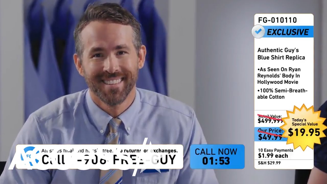 Ryan Reynolds Gives Fans Hilarious Limited-Time Offer In New 'Free Guy' Teaser