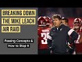 Breaking Down the Mike Leach Air Raid Offense - Passing Concepts & How to Stop It | College Football