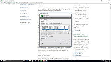 Downloading and Installing Lexmark Driver