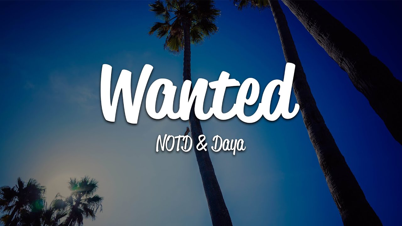 NOTD, Daya - Wanted (Lyrics)