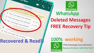 WhatsApp Deleted Messages Recovery |How to recover and read Deleted Messages in WhatsApp screenshot 2