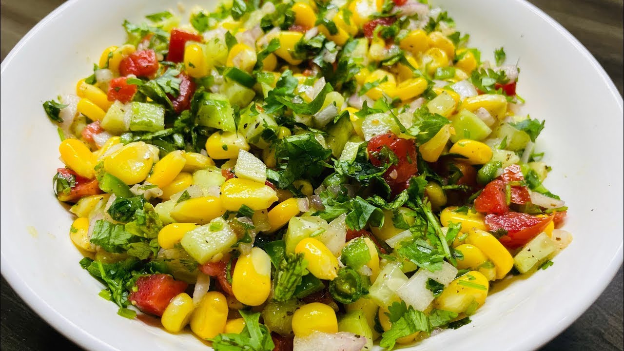 Corn Salad Recipe - Healthy American Corn Salad for Weight Loss