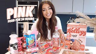 I ONLY ate PINK food for 24 HOURS!