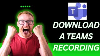 how to download a teams recording