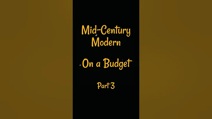 Mid-Century Modern on a Budget pt 3 💰 #interiordesignideas  #midcenturymodern #ikeafinds #mcm