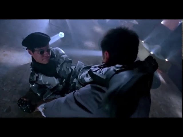 Jet Li , fight scene vs Army soldier , (High Risk , Meltdown) class=