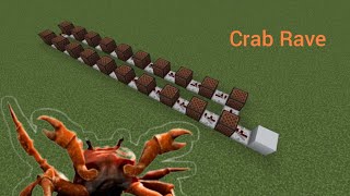 Minecraft: Crab Rave note block